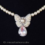 ＳＰＡＲＫＬ　ネックレス シェルパールりぼん