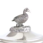 鴨カモのボウル カバー付き容器