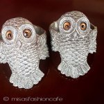 ふくろう　セット ナプキンリング2個