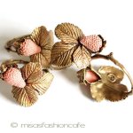 マイケルミショー苺いちご再販 ナプキンリング　４個セット