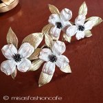 マイケルミショー　ハナミズキ ナプキンリング　４個セット