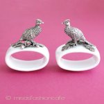 キジ鳥＆どんぐり　セット ナプキンリング２個