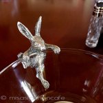 ラビット・うさぎ再販！ 脚付き　ガラスボウル