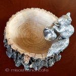 リスと切り株ボウル再販 どんぐりスプーン付き