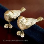 マイケルミショー鳥うぐいす ナプキンリングセット再販！