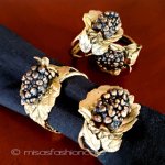 マイケルミショー果実ベリー ナプキンリング　４個セット