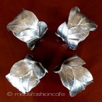 マイケルミショー銀葉ハーブ ナプキンリング4個再販！