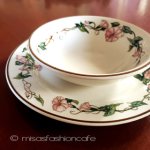 ビレロイ＆ボッホ　朝顔 花　ボウル＆お皿セット