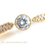 ＴＡＩ　ブレスレット Goldチェーンｘシルク