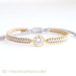 ＴＡＩ　ブレスレット Goldチェーンｘシルク