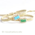 ＴＡＩブレス　２本セット ターコイズ＆グリーン