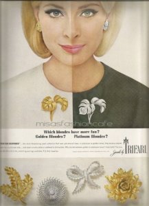 （画像用） Trifari　 トリファリ 観葉植物　1965年