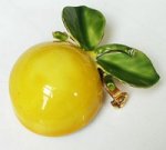 Original By Robert　 グレープフルーツ ブローチ