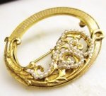 MiriamHaskell　刻印 ハスケル　ブローチ