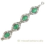 アンティーク グラス チェコ　ブレスレット