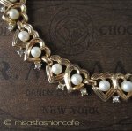 クラウントリファリ Trifari パール&ハート