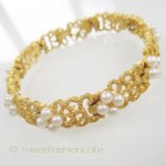 クラウントリファリ Trifari 小花ブレスレット