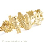 クリスマス　ブレスレット サンタクロース＆リース