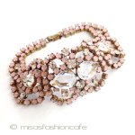 カットガラス　ブレスレット