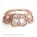 カットガラス　ブレスレット