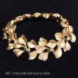 （画像用） Trifari　 トリファリ 金葉　ブレスレット