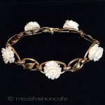 本象牙ローズ　14Kgf Krementz　ブレスレット