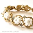 （画像用） ヴィンテージアクセサリー トリファリ　白い花