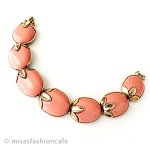 Trifari　 トリファリ コーラル　ブレスレット