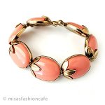 Trifari　 トリファリ コーラル　ブレスレット