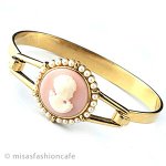 Trifari　 トリファリ カメオ　ブレスレット