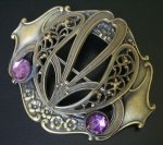 アールヌーヴォーブローチ