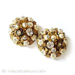 Beaujewels　イヤリング パールのお花ブーケ