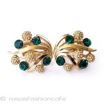 Trifari　 トリファリ たんぽぽ　イヤリング