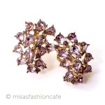 Trifari　 トリファリ クリスタル イヤリング