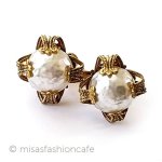 ミリアムハスケル　 バロックパールイヤリング