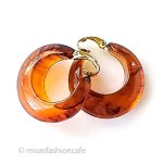 Trifari　 トリファリ べっ甲　 フープ