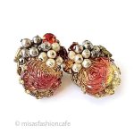 Robert　バロックパール アートガラス・フラワー