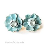 Robert　イヤリング エナメル・フラワー