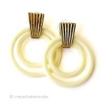 Trifari　 トリファリ フープ２連　 ピアス