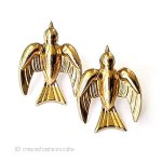 Coro　コロ・ペガサス 金の鳥　鳩イヤリング