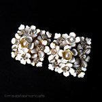 Sandor　イヤリング パールRSの花ブーケ