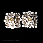 Sandor　イヤリング パールRSの花ブーケ