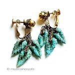 ミリアムハスケル　 ガラスの葉ドロップ