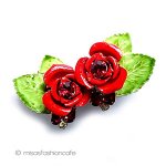 ヴィンテージイヤリング Robert　ローズのお花