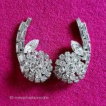 ヴィンテージアクセサリー クリスタル　イヤリング