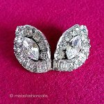 ヴィンテージジュエリー クリスタル　イヤリング