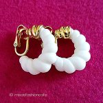 Trifari　 トリファリ フープ　イヤリング