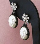 バロックパール花イヤリング