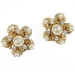 パールフラワー イヤリング