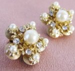 パールフラワー イヤリング